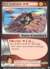 Red Implosion Drill - 073 - Unlimited Edition - Flat Foil